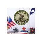 Shop For Army Solider Camo Round Sign at Michelle's aDOORable Creations