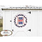 Shop For Baseball Home Sweet Home Sign - Wreath Enhancement at Michelle's aDOORable Creations