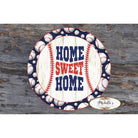 Shop For Baseball Home Sweet Home Sign - Wreath Enhancement at Michelle's aDOORable Creations