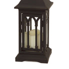 Shop For Black Arch Patterned Lantern with LED Candle (Set of 2) at Michelle's aDOORable Creations