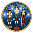 Shop For Blue Nutcracker Merry Christmas Sign - Wreath Enhancement at Michelle's aDOORable Creations