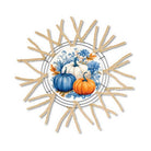 Shop For Blue Pumpkin Fall Foliage Sign - Wreath Accent Sign at Michelle's aDOORable Creations