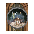 Shop For Christmas Nativity Round Sign - Wreath Enhancement at Michelle's aDOORable Creations