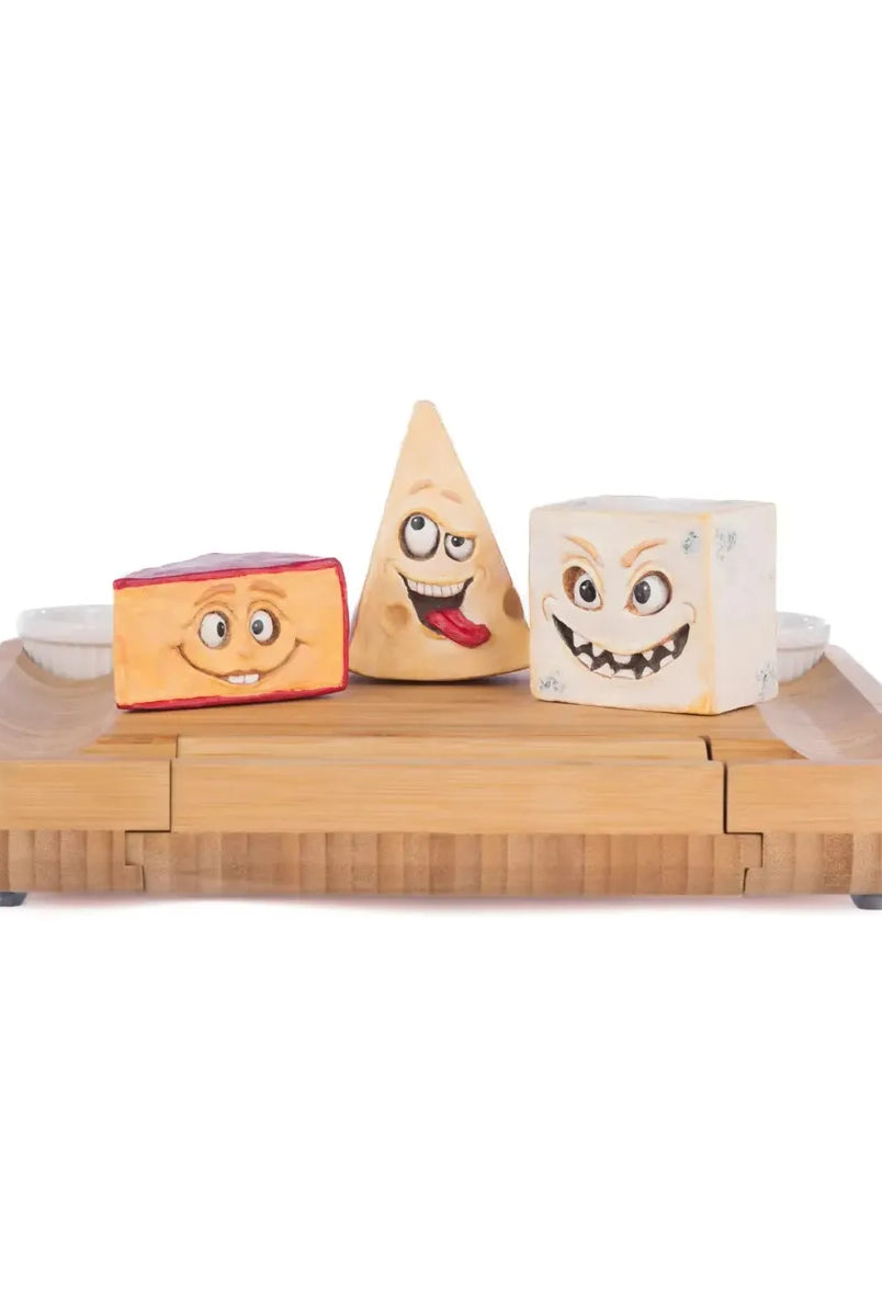 Shop For Creepy Cheeses On Charcutier Board With Knife Set at Michelle's aDOORable Creations