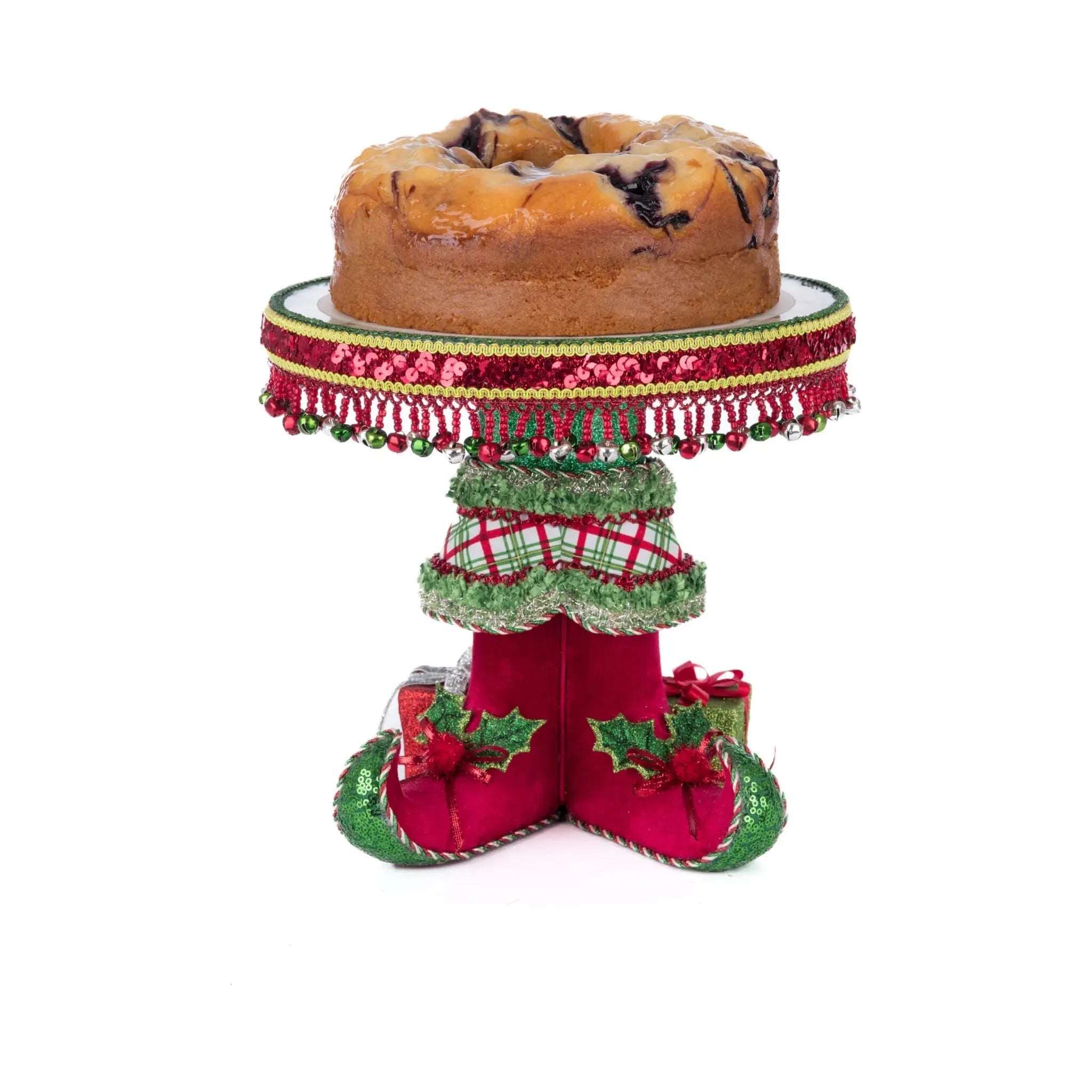 Shop For Elf Boots Cake Plate at Michelle's aDOORable Creations
