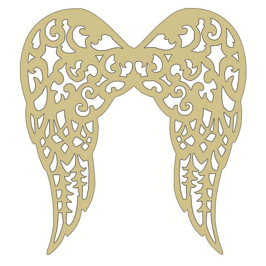 Shop For Filigree Angel Wings Wood Cutout - Unfinished Wood at Michelle's aDOORable Creations