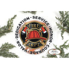 Shop For Firefighter Honor Courage Valor Round Sign at Michelle's aDOORable Creations