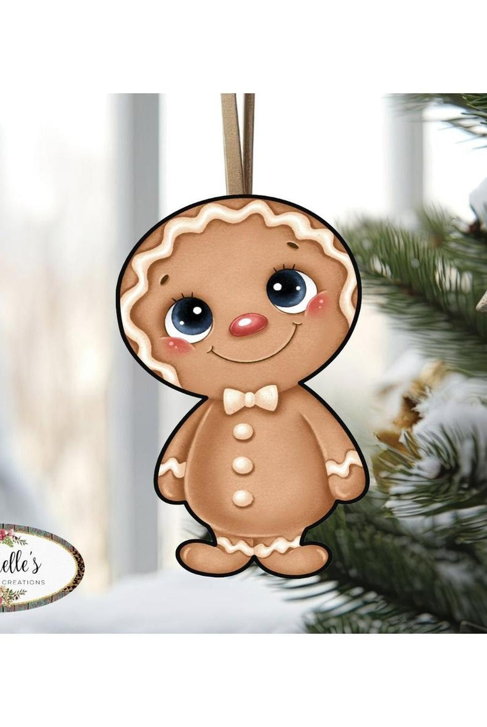 Gingerbread Boy Sweet Shoppe Sign GBB1- Wreath Enhancement