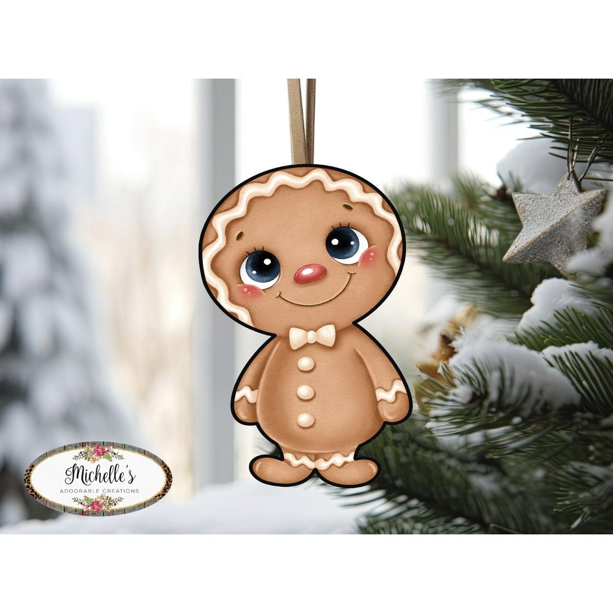 Shop For Gingerbread Boy Sweet Shoppe Sign GBB1 - Wreath Enhancement at Michelle's aDOORable Creations