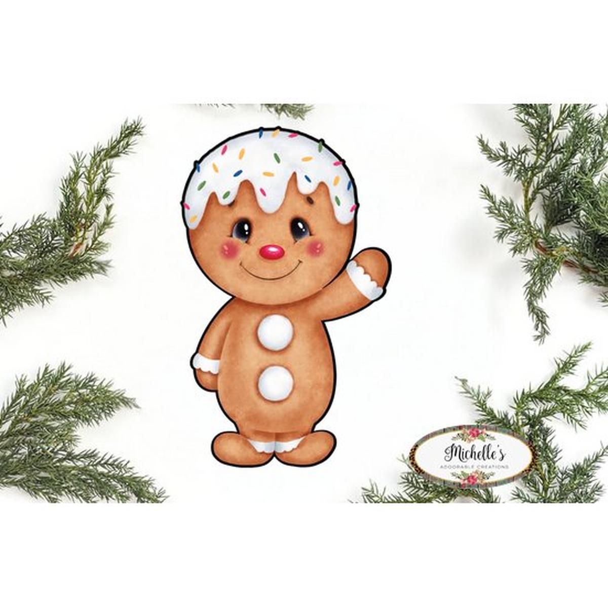Shop For Gingerbread Boy Sweet Shoppe Sign GBB2 - Wreath Enhancement at Michelle's aDOORable Creations