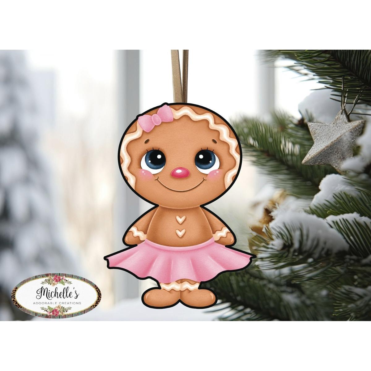 Shop For Gingerbread Girl Sweet Shoppe Sign GBG2 - Wreath Enhancement at Michelle's aDOORable Creations