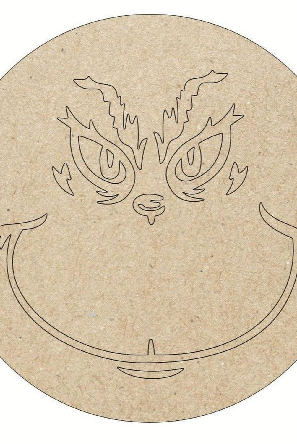 Green Monster Unfinished Wood Blank