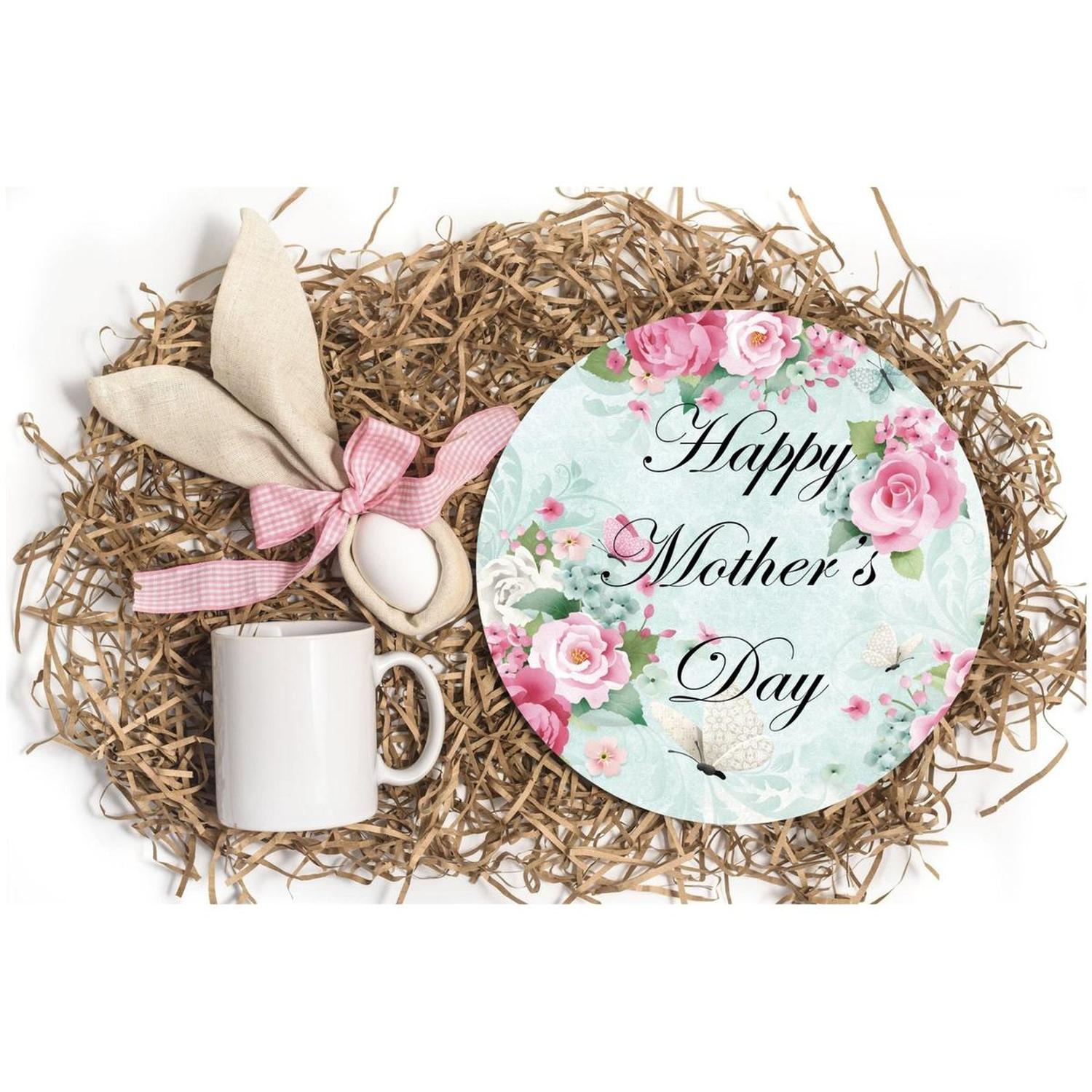 Shop For Happy Mother's Day Floral Sign - Wreath Enhancement at Michelle's aDOORable Creations
