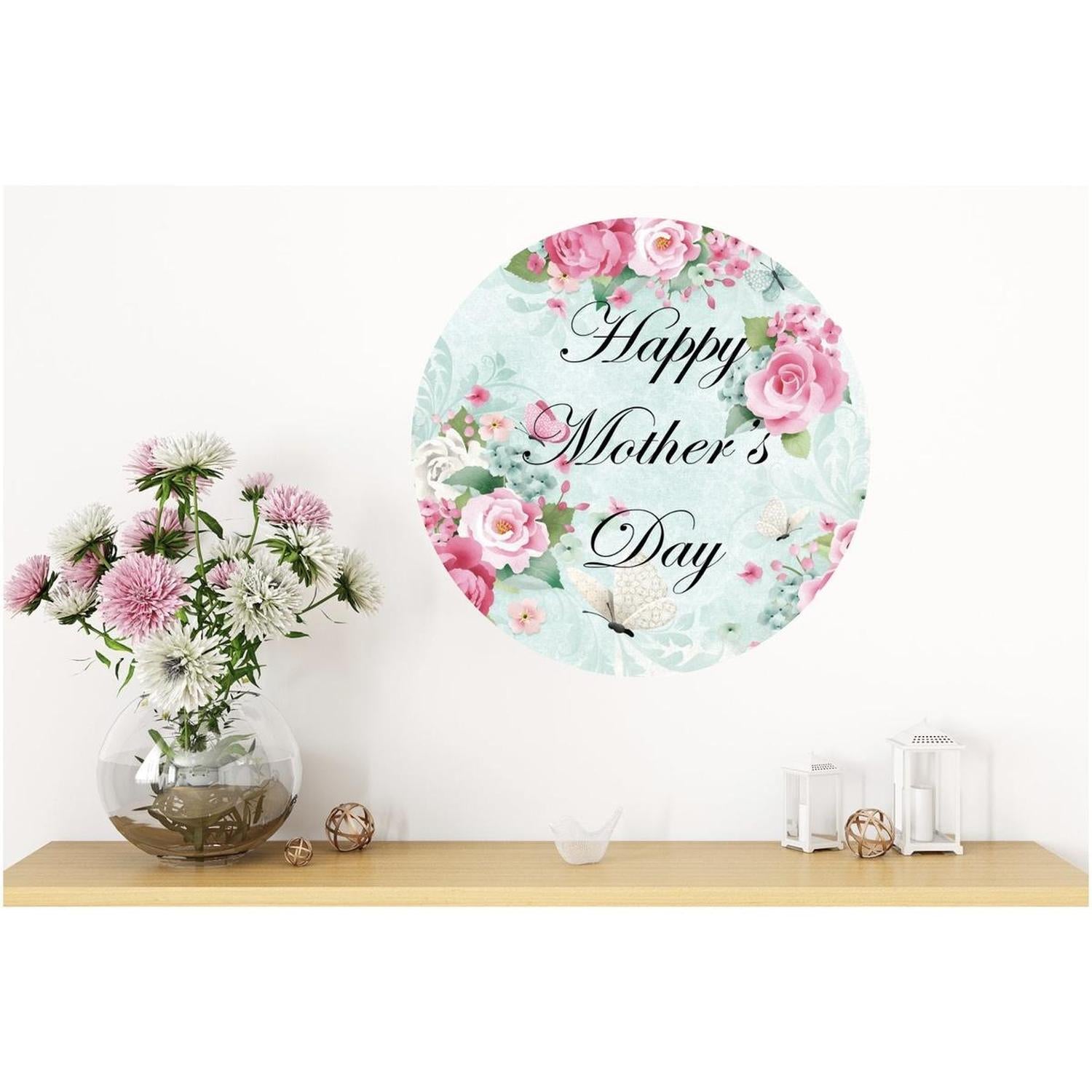 Shop For Happy Mother's Day Floral Sign - Wreath Enhancement at Michelle's aDOORable Creations