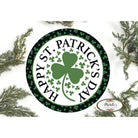 Shop For Happy Saint Patricks Day Clover Sign - Wreath Enhancement at Michelle's aDOORable Creations