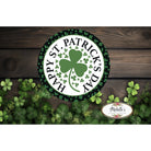 Shop For Happy Saint Patricks Day Clover Sign - Wreath Enhancement at Michelle's aDOORable Creations