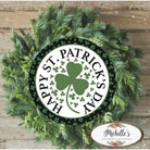 Shop For Happy Saint Patricks Day Clover Sign - Wreath Enhancement at Michelle's aDOORable Creations