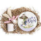 Shop For He Is Risen Easter Lamb Sign - Wreath Enhancement at Michelle's aDOORable Creations