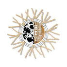 Shop For Hey Yall Cowhide Round Sign - Wreath Enhancement at Michelle's aDOORable Creations