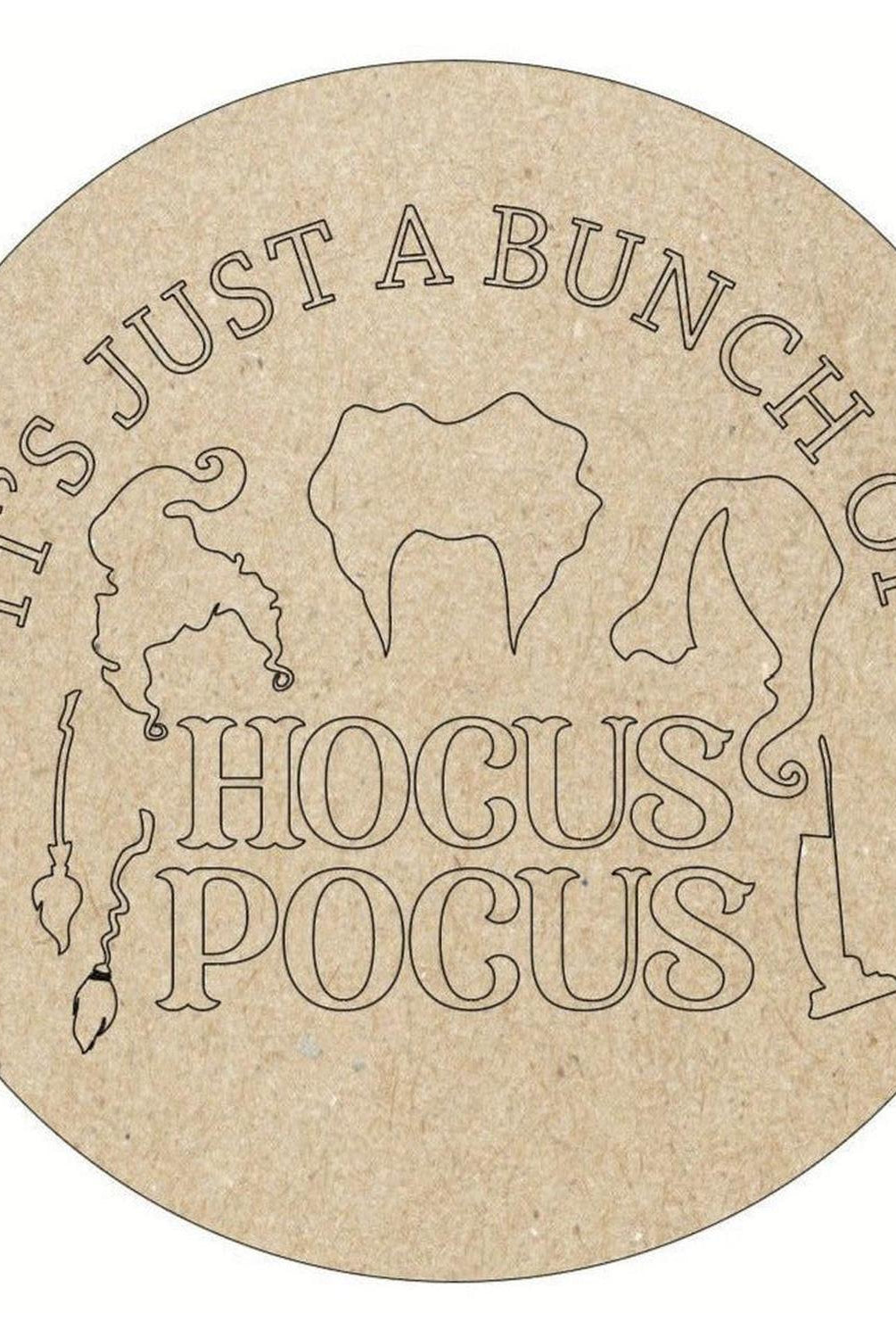 Hocus Pocus Sisters Unfinished Wood Blank