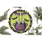 Shop For Hocus Pocus Witch Leg Cauldron Sign at Michelle's aDOORable Creations