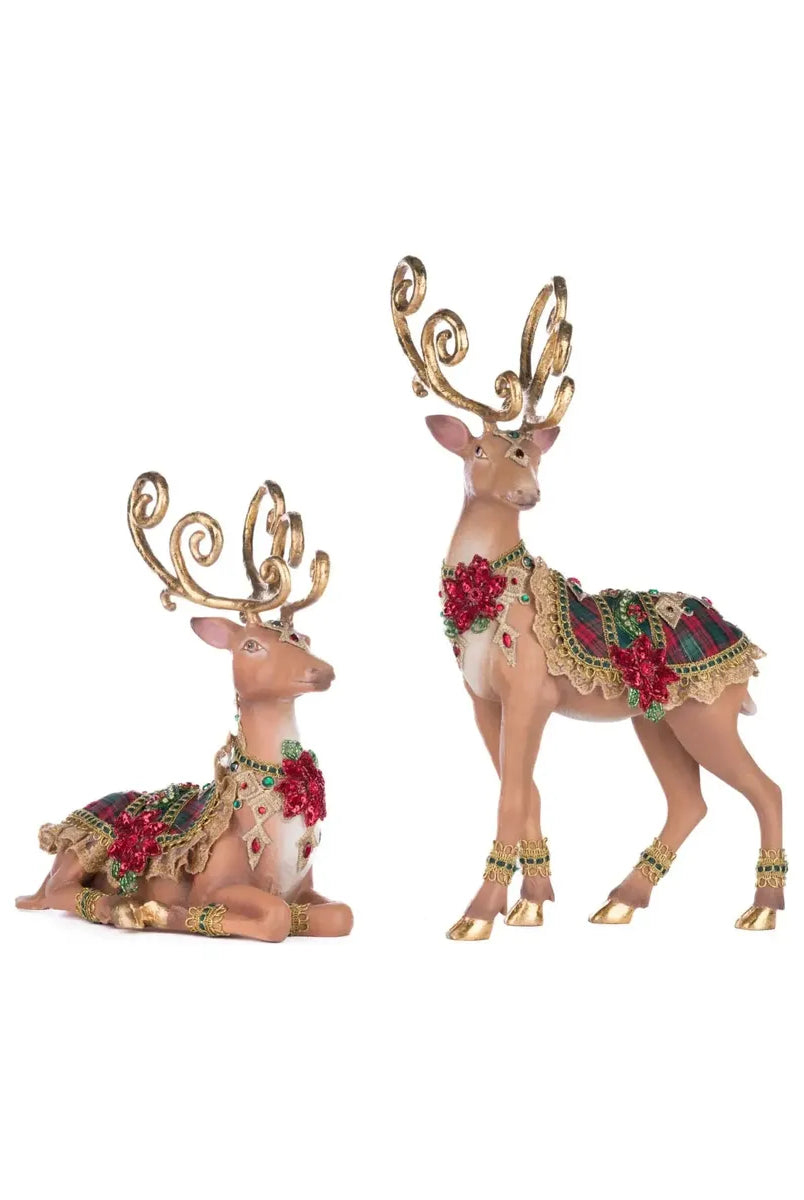 Shop For Holiday Magic Deer Assortment of 2 at Michelle's aDOORable Creations