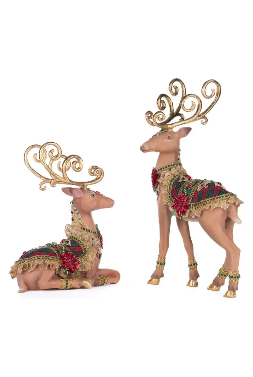 Shop For Holiday Magic Deer Assortment of 2 at Michelle's aDOORable Creations