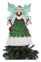 Holly Berry Fairy Tree Topper - Michelle's aDOORable Creations - Christmas Tree Topper