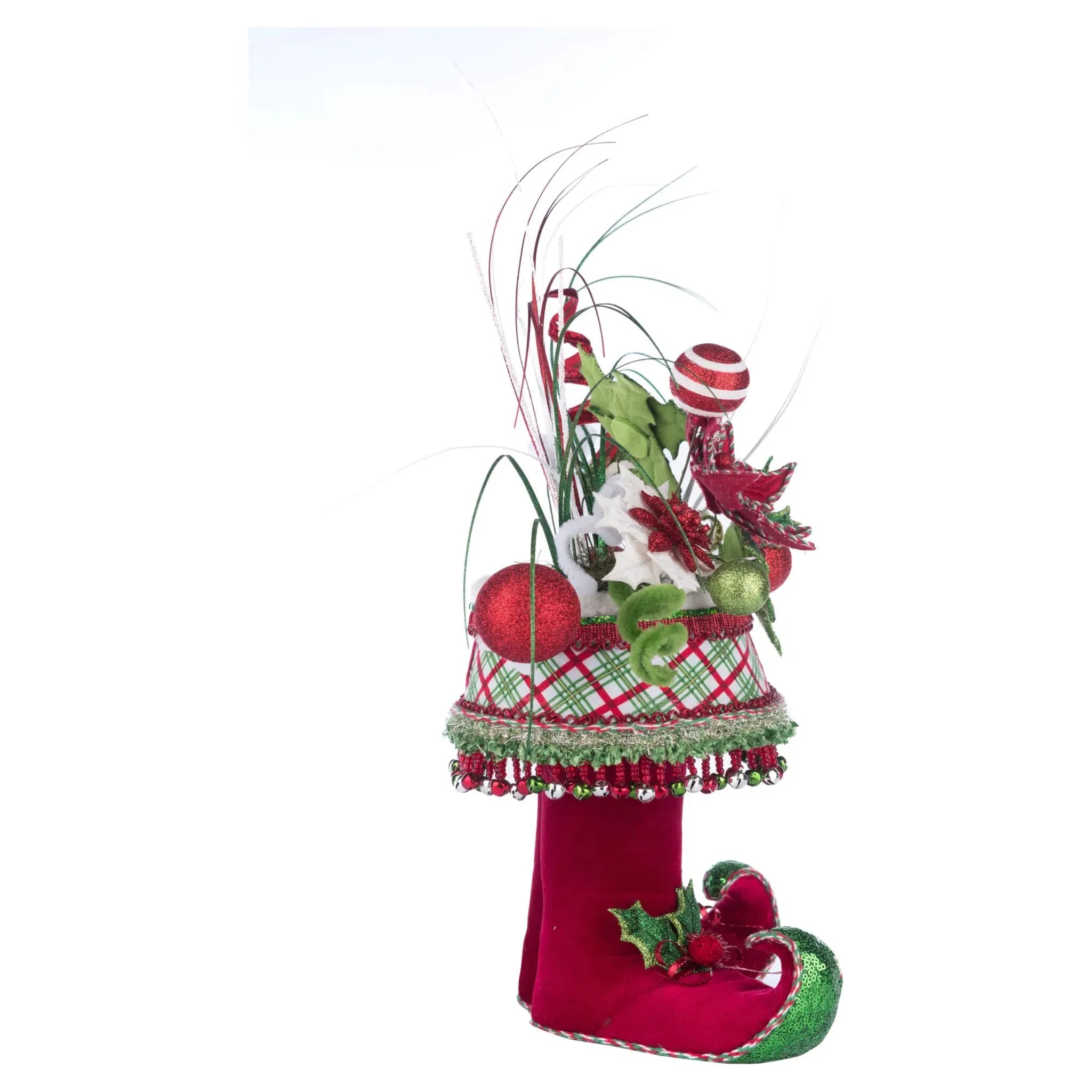 Shop For Holly Woods Elf Boots Tabletop Container at Michelle's aDOORable Creations
