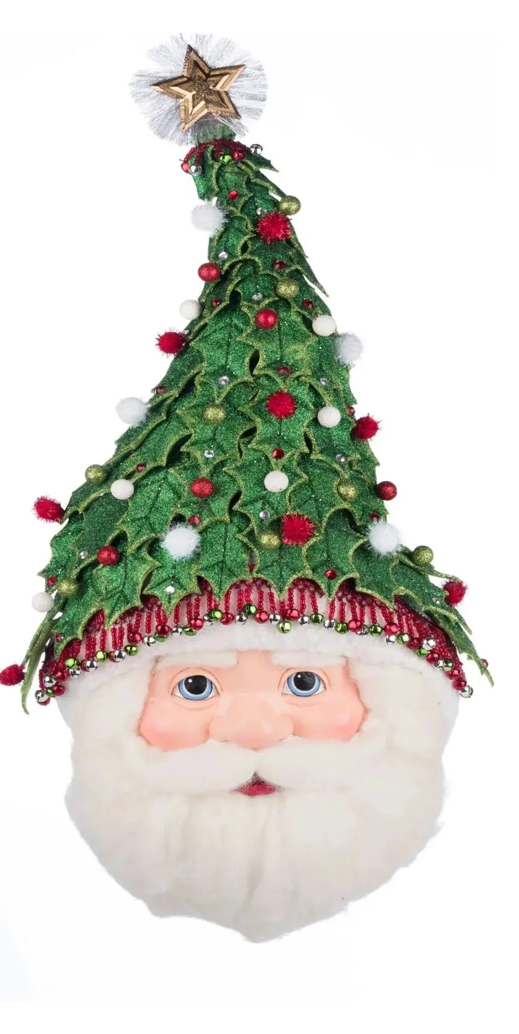 Holly Woods Santa Wall Mask - Michelle's aDOORable Creations - Christmas Decor
