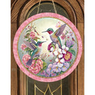 Shop For Hummingbird Elegant Round Sign - Wreath Enhancement at Michelle's aDOORable Creations