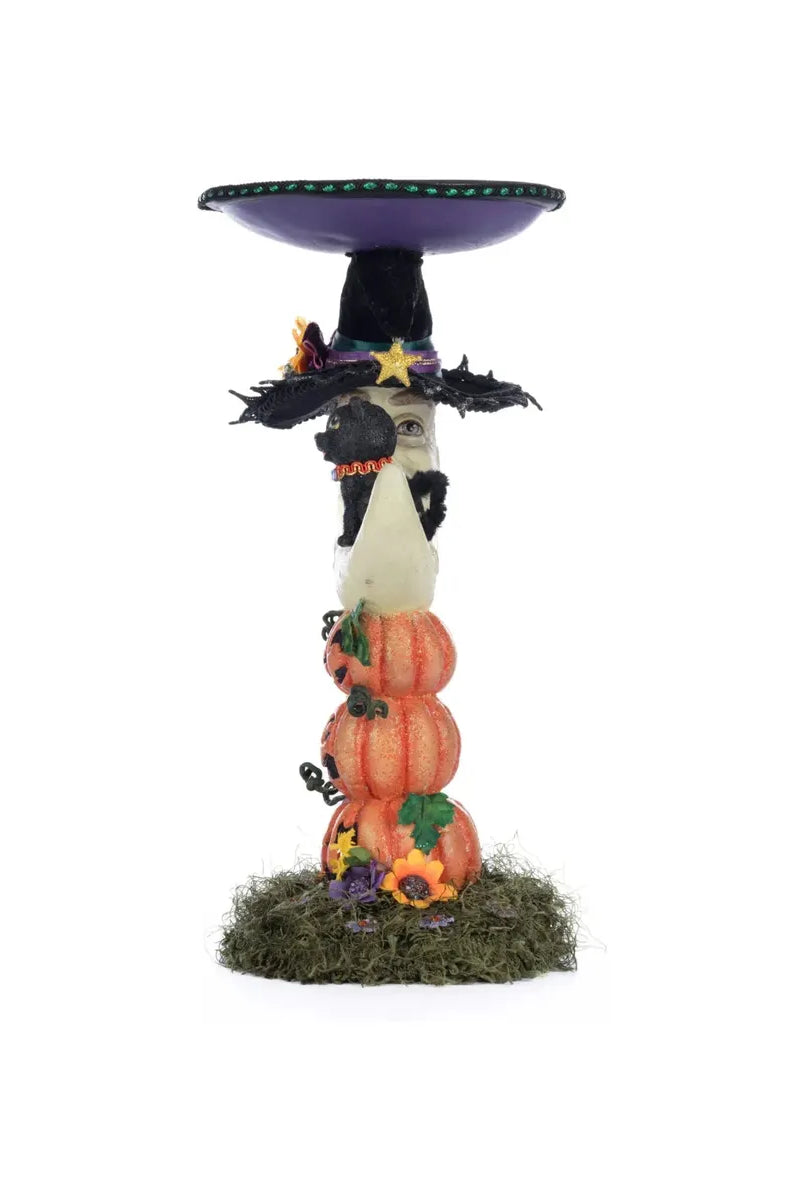 Shop For Jacks and Cats Moon Pillar Candle Holder at Michelle's aDOORable Creations