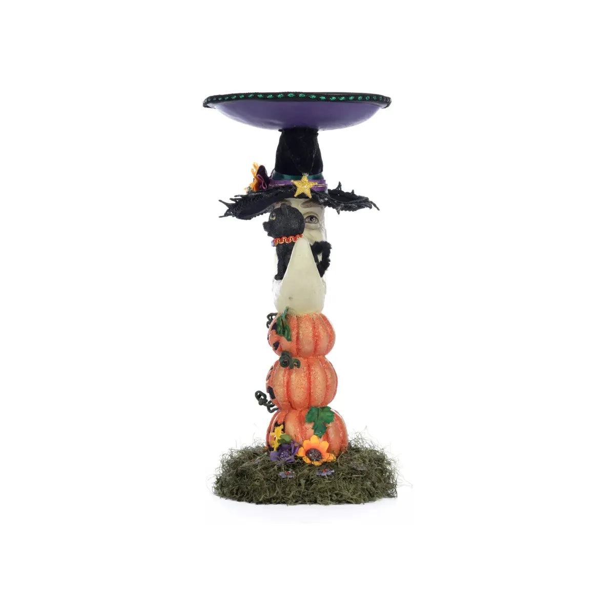 Shop For Jacks and Cats Moon Pillar Candle Holder at Michelle's aDOORable Creations