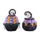 Shop For Jacks and Cats Pumpkins Set Of 2 at Michelle's aDOORable Creations