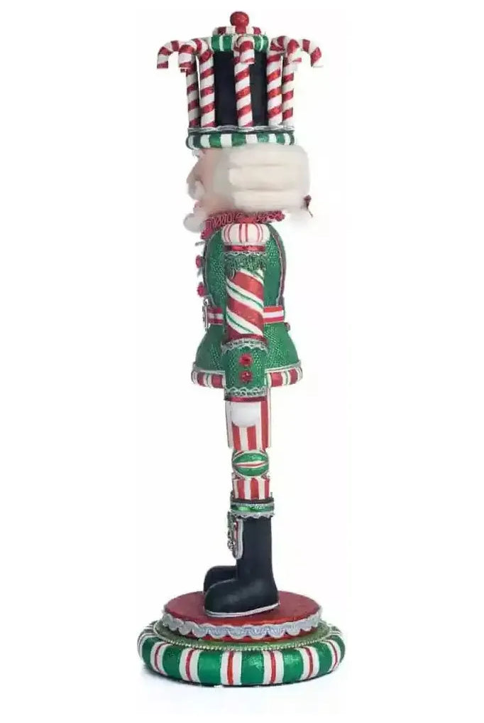 Katherine's Collection 19" Peppermint Palace Nutcracker Figure - Michelle's aDOORable Creations - Christmas Decor