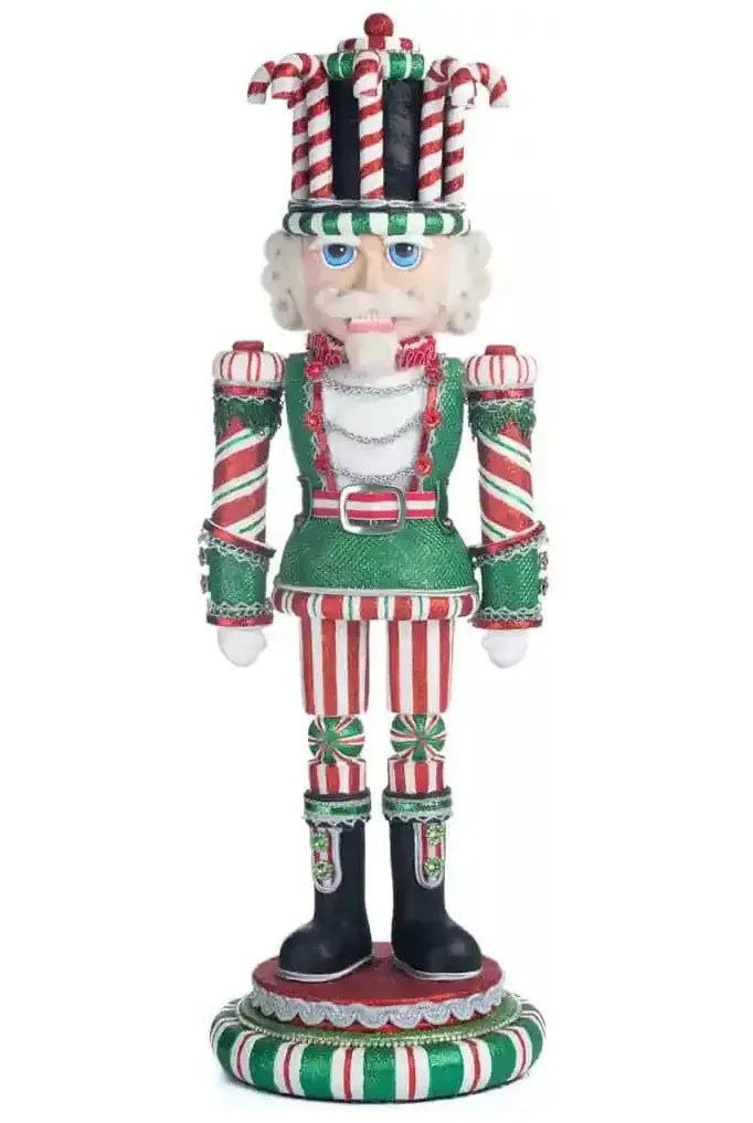 Katherine's Collection 19" Peppermint Palace Nutcracker Figure - Michelle's aDOORable Creations - Christmas Decor