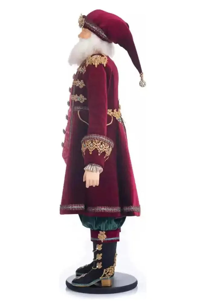 Katherine's Collection 32" Sugar Plum Santa Christmas Doll - Michelle's aDOORable Creations - Christmas Decor