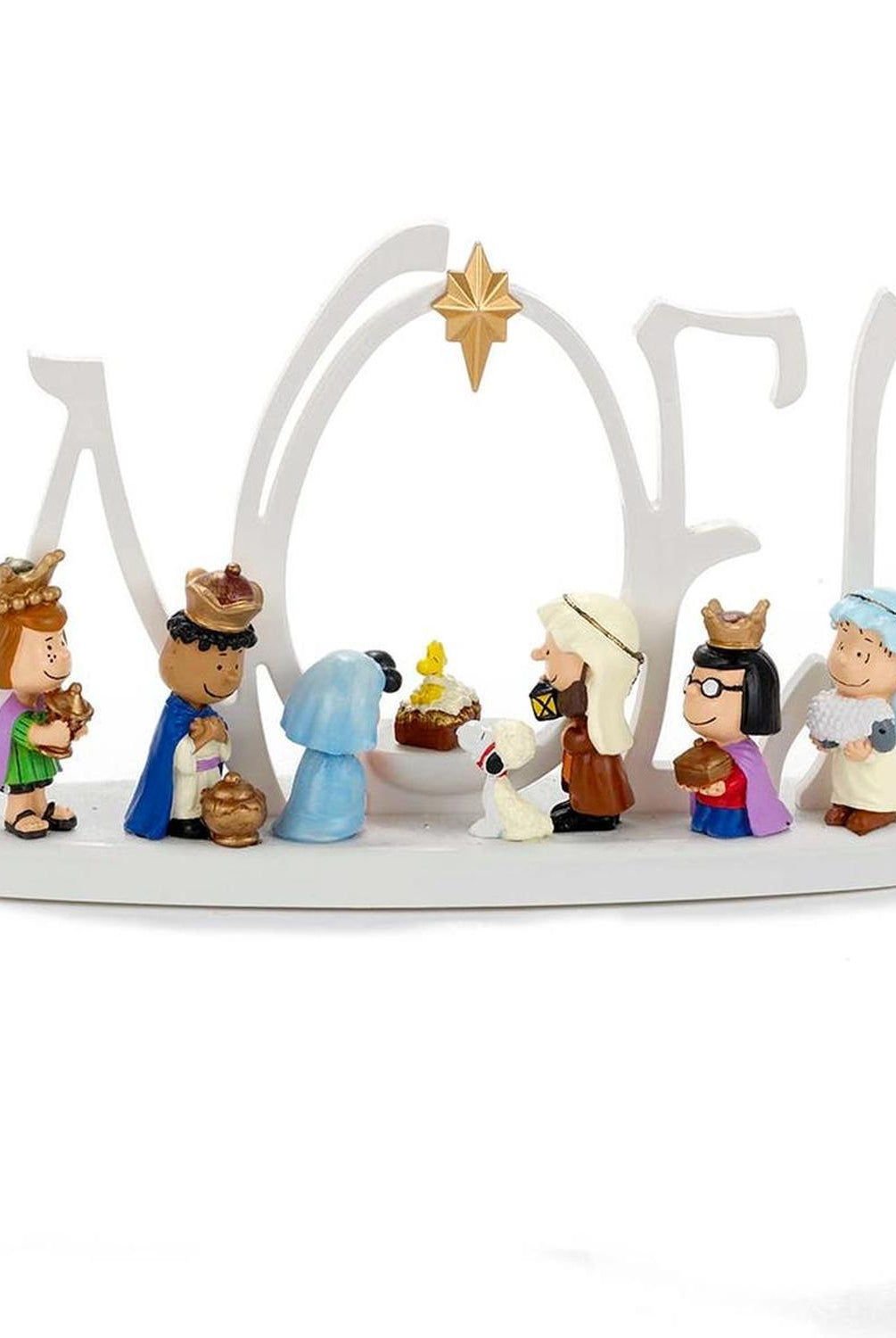 Shop For Kurt Adler Peanuts Lighted Nativity Scene at Michelle's aDOORable Creations