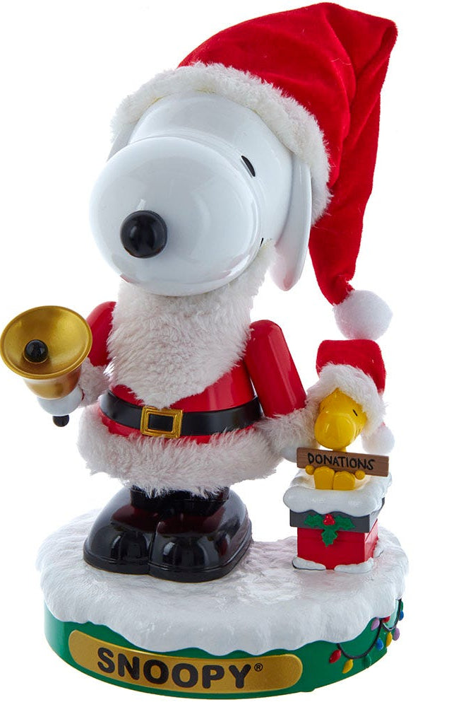 Shop For Kurt Adler Musical Santa Snoopy Nutcracker at Michelle's aDOORable Creations