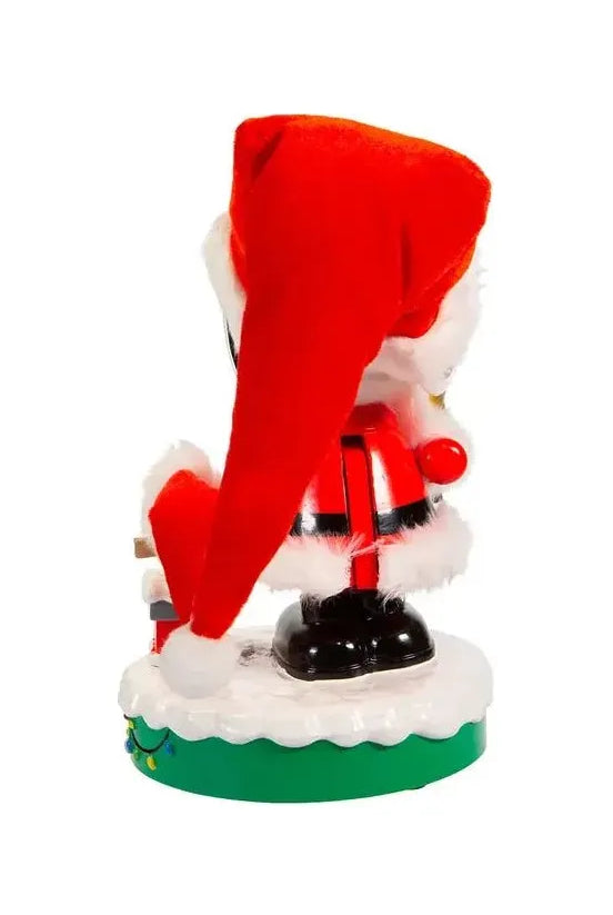 Kurt Adler 10-Inch Battery-Operated Musical Santa Snoopy Nutcracker - Michelle's aDOORable Creations - Seasonal & Holiday Decorations