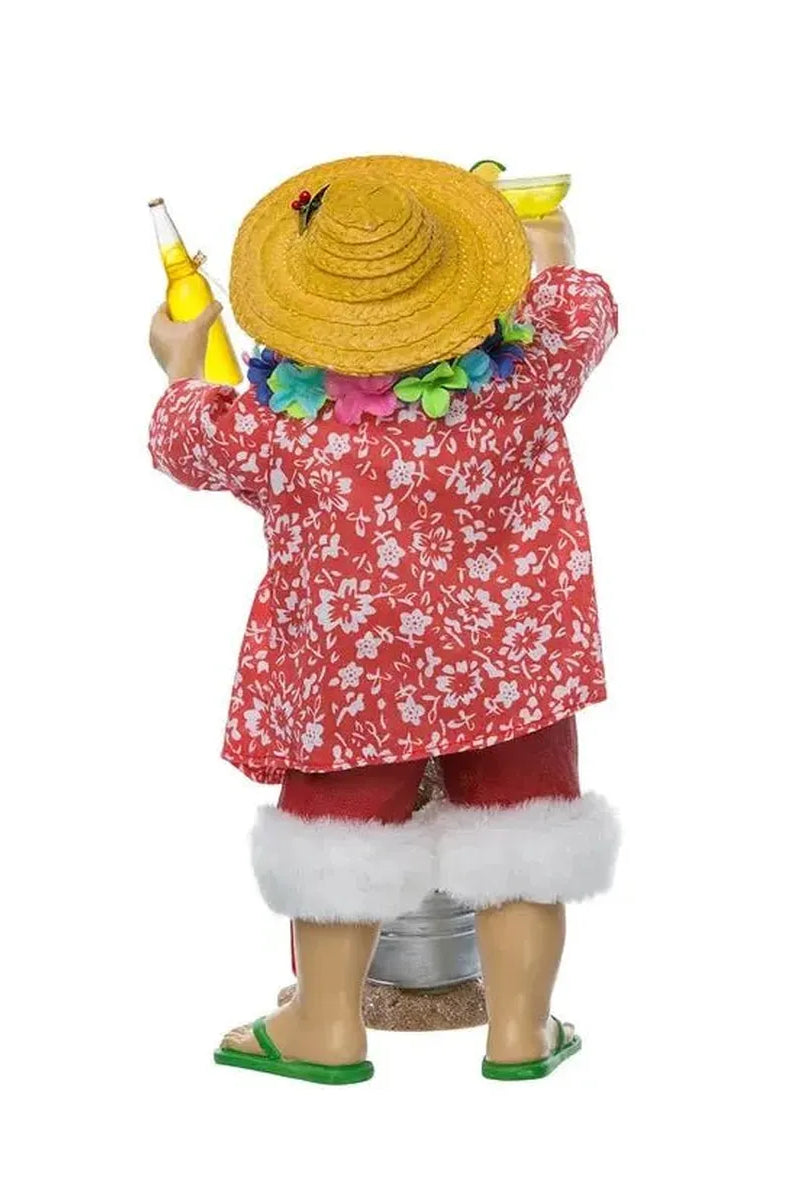 Shop For Kurt Adler 10 - Inch Fabriché' Beach Santa (Set of 2) at Michelle's aDOORable Creations
