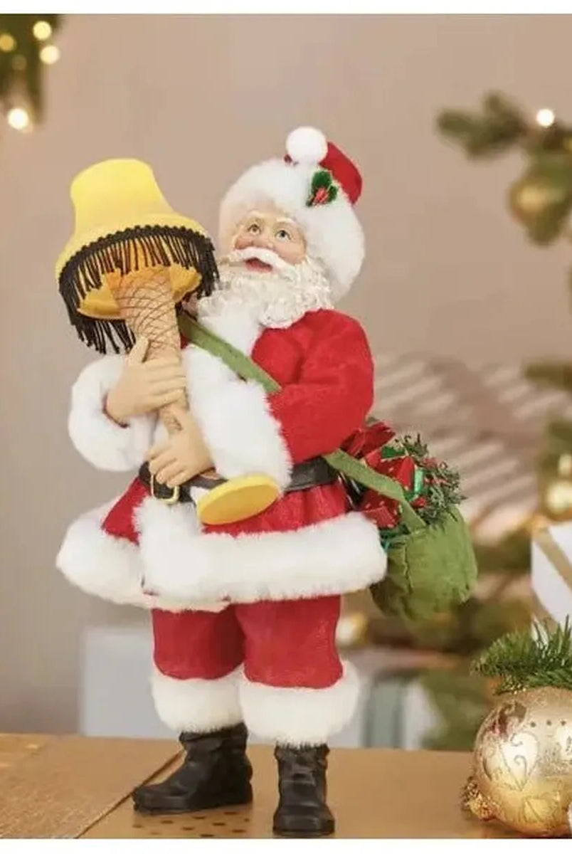Shop For Kurt Adler 10 - Inch Leg Lamp Fabriché Santa with Light at Michelle's aDOORable Creations