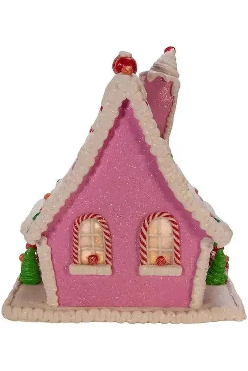Shop For Kurt Adler 10" LED Gingerbread Candy House at Michelle's aDOORable Creations