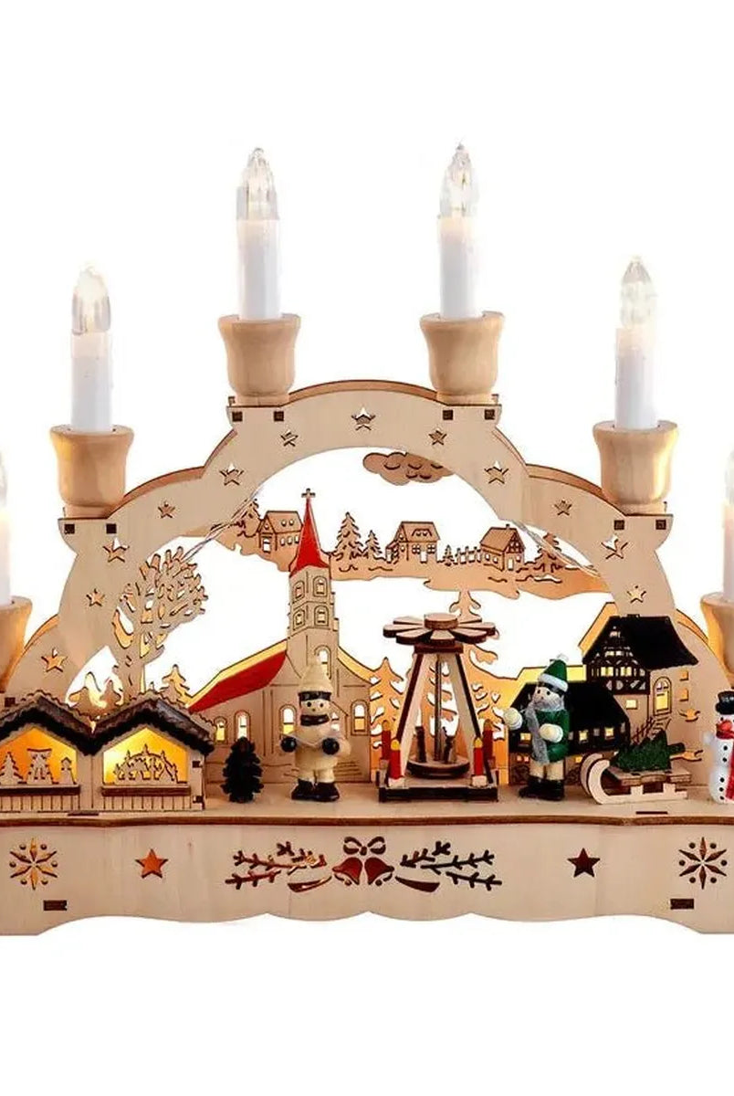 Shop For Kurt Adler Musical/Motion Christmas Village at Michelle's aDOORable Creations