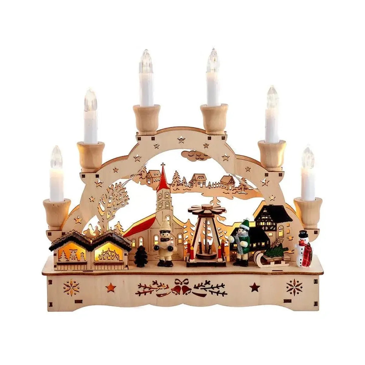 Shop For Kurt Adler Musical/Motion Christmas Village at Michelle's aDOORable Creations