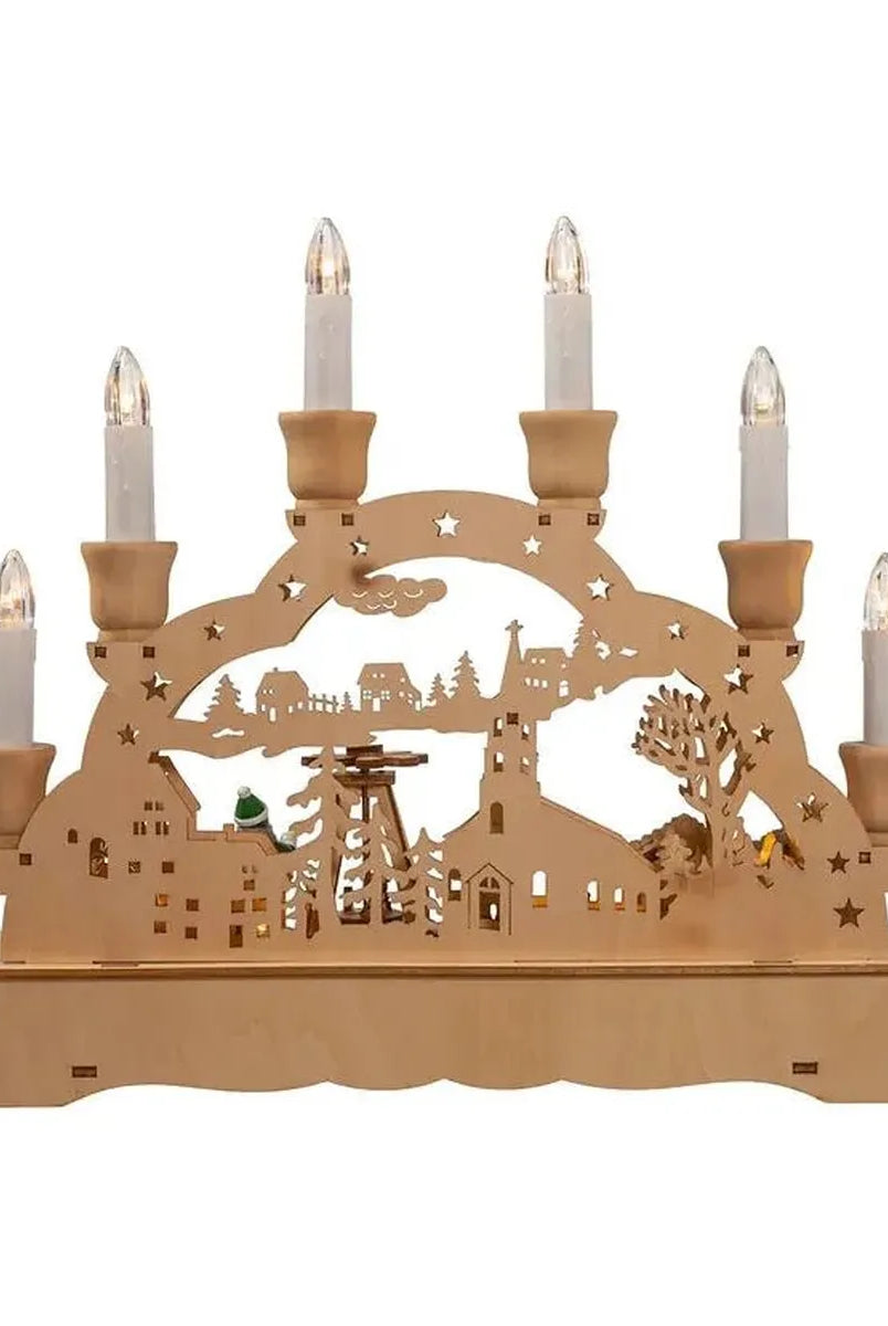 Shop For Kurt Adler Musical/Motion Christmas Village at Michelle's aDOORable Creations