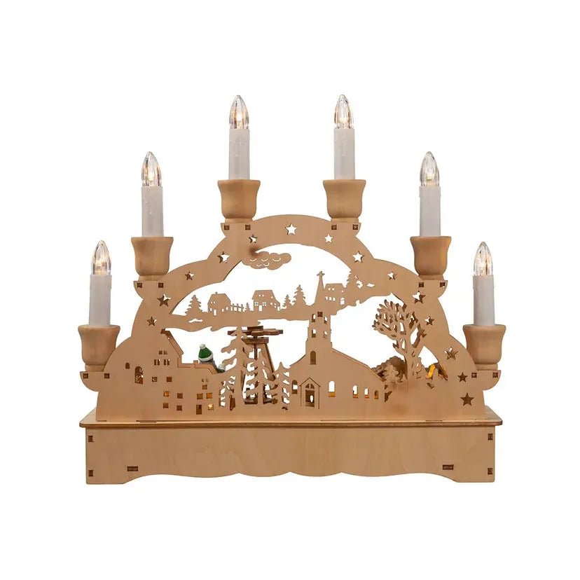 Shop For Kurt Adler Musical/Motion Christmas Village at Michelle's aDOORable Creations