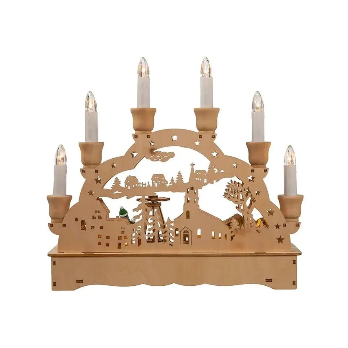 Shop For Kurt Adler Musical/Motion Christmas Village at Michelle's aDOORable Creations