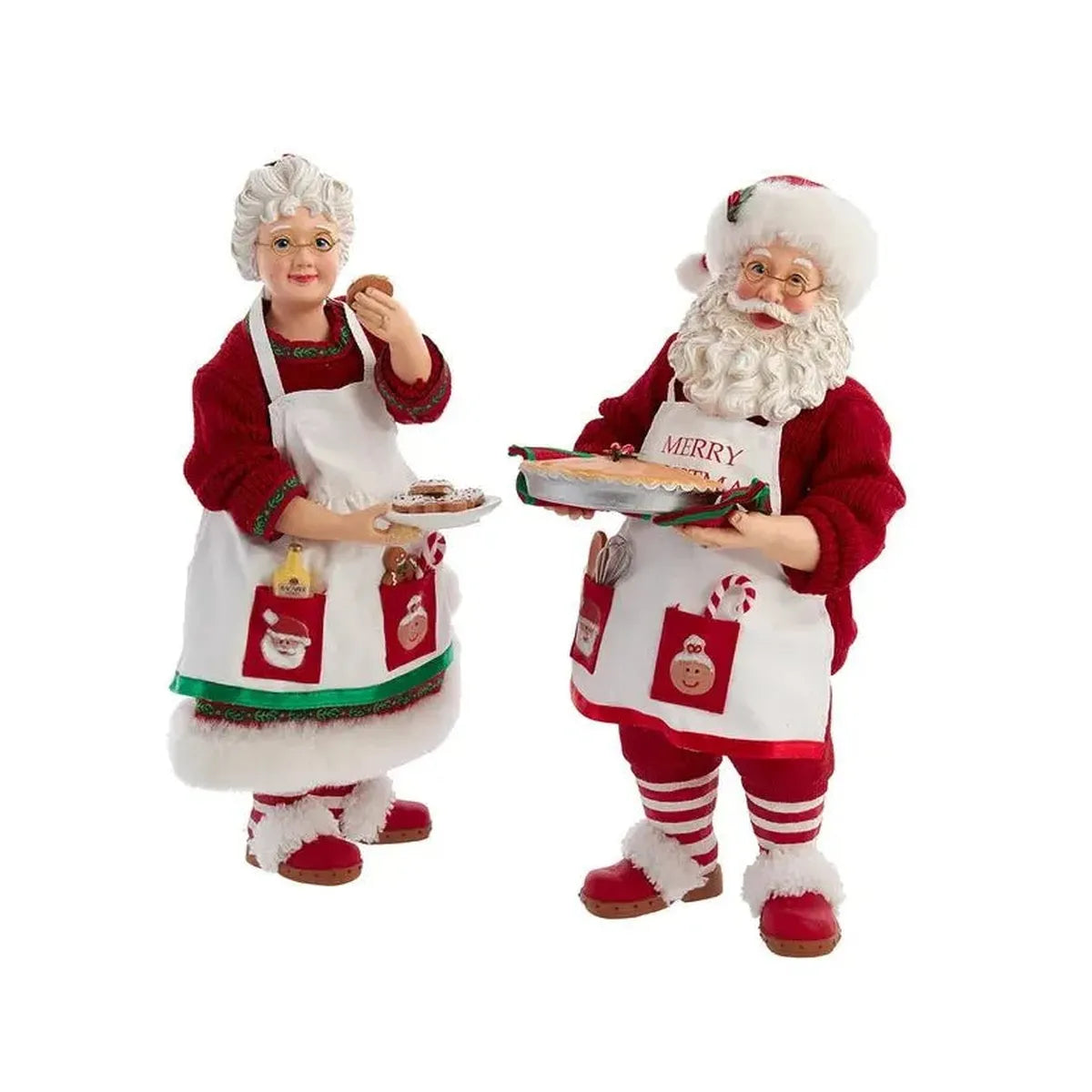 Shop For Kurt Adler Fabriché™ Mr. and Mrs. Claus Dessert at Michelle's aDOORable Creations