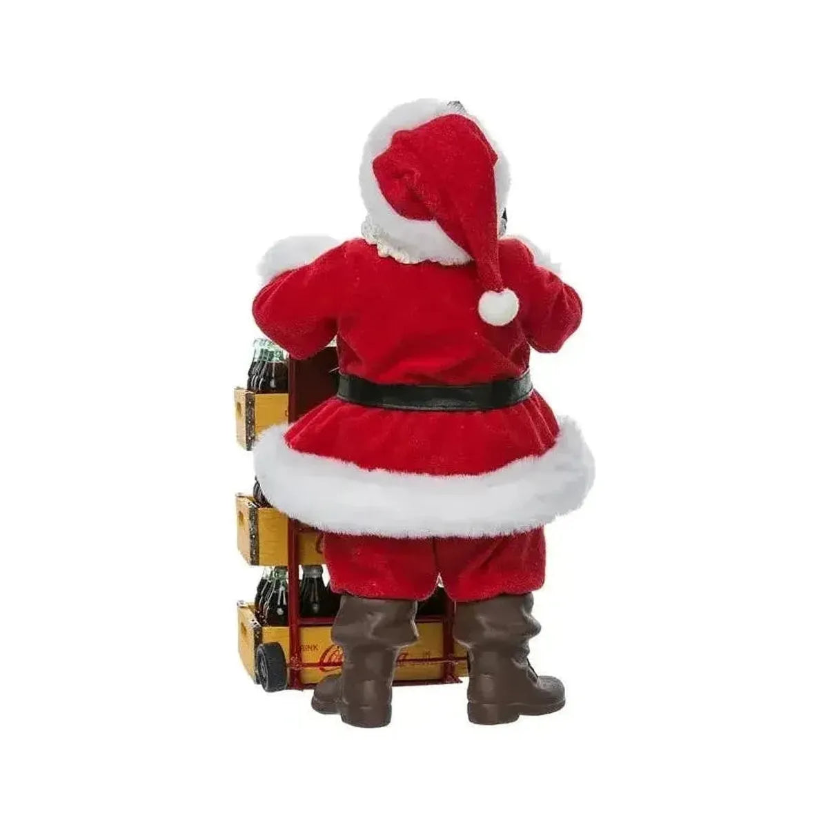 Shop For Kurt Adler 10.5 - Inch Coca - Cola Santa with Delivery Cart at Michelle's aDOORable Creations